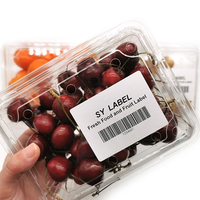 Étiquettes thermiques blanches pour magasins de supermarché, étiquettes d'aliments, pour la lecture