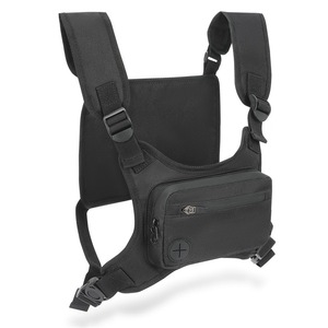Chaleco con Bolsillo Personalizado, Ligero, para Deportes al Aire Libre, Ciclismo, Almacenamiento de Teléfono Móvil, Mochila Táctica para Hombre, Color Sólido - Product Image 1