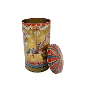 Latas <span class=keywords><strong>de</strong></span> metal giratorias <span class=keywords><strong>de</strong></span> música con impresión personalizada <span class=keywords><strong>de</strong></span> fábrica con tapa abultada Caja <span class=keywords><strong>de</strong></span> lata <span class=keywords><strong>de</strong></span> música <span class=keywords><strong>de</strong></span> embalaje <span class=keywords><strong>de</strong></span> hojalata redonda - Product Image 1