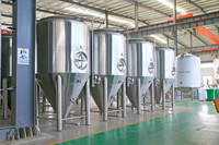 Cuve de fermentation de bière en acier inoxydable 2000L | Fermenteur conique pour brasserie