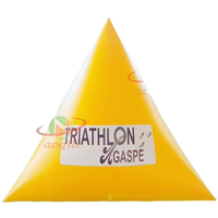 Marque flottante scellée personnalisée Bouée de compétition de triathlon aquatique Grande bouée d'avertissement de natation aquatique