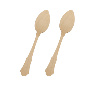 Ensemble de cuillères jetables en bois de bouleau écologiques, couverts de cuisine, serviette, sel, emballage en papier pour la restauration rapide - Product Image 4