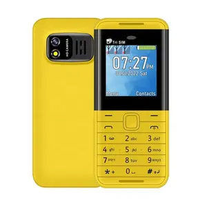 Portable BM5310 Mini Phone 3 SIM Card Bluetooth Earphone Voice Changer Dialer Low Radiation Sound Recording Small Cellphone