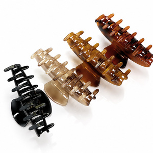 Low MOQ Private Label Acrylic Hair <b>Clip</b> Strong <b>Spring</b> <b>Clip</b> Beautiful Texture Various Colors Durable with Custom Logo - Product Image 1