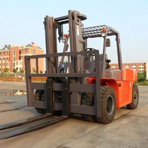 Carretilla elevadora diésel de <span class=keywords><strong>8</strong></span> toneladas al mejor precio, motor sobrealimentado todoterreno, carretilla elevadora de servicio pesado 4WD a la venta - Product Image 3