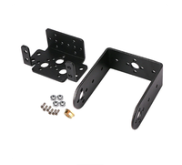 Support de servo MG995/996, pièce de connexion de servo, support de cardan, kit de robot mobile mécanique à deux degrés de liberté