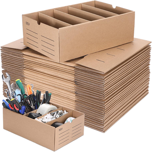 Custom Logo Flexographic Printing Recycled Corrugated Board Paperboard <b>Box</b> Business Shopping Shipping Mailer Packaging Wholesale - Product Image 1