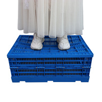 JOIN Conteneur pliable en plastique, caisses à légumes pliables, caisse de rangement pliable