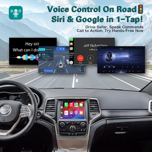 กล่องแอปเปิ้ลไร้สายสำหรับรถจี๊ปรุ่น Cheroke/ Grand Cherokee/เข็มทิศ Uconnect8.4เครื่องเล่นวิทยุในรถ mirlink - Product Image 4