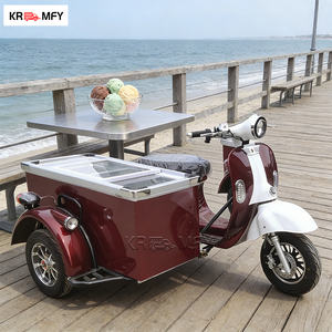 Triciclo Personalizable para Café Móvil, Carrito de Helados Italiano con Empuje Manual - Product Image 2