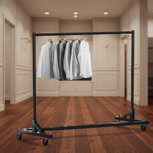 Séchoir <span class=keywords><strong>à</strong></span> <span class=keywords><strong>linge</strong></span> robuste en métal en forme de Z <span class=keywords><strong>à</strong></span> <span class=keywords><strong>poteau</strong></span> unique avec roues, portable, style moderne, pour balcon <span class=keywords><strong>extérieur</strong></span> et rangement de <span class=keywords><strong>linge</strong></span> - Product Image 2