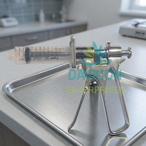 Seringue intraligamentaire dentaire style Deosy en acier inoxydable, instrument chirurgical manuel, l'outil de base des instruments chirurgicaux - Product Image 3