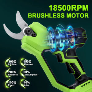 Forbici Elettriche Professionali da Giardino a Batteria SK5 da 45mm, Cesoie Portatili Senza Fili per Rami Spessi - Product Image 6