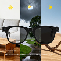 Gafas Inteligentes con Protección Anti-Luz Azul, Cámaras Duales, Asistente de Voz con IA, Traducción de Llamadas Telefónicas, Lentes Fotocromáticas, Gafas de Sol