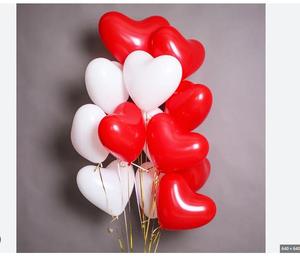Paquete de 100 globos de látex con forma de Hearl de amor rojo de 5 "para el Día de San Valentín, decoración de arco de boda, Cumpleaños de Niños - Product Image 4