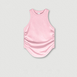 235Gsm Vintage lavado mujer Crop gráfico <span class=keywords><strong>sin</strong></span> <span class=keywords><strong>mangas</strong></span> Y2K <span class=keywords><strong>camiseta</strong></span> mujer venta al por mayor alta calidad - Product Image 4