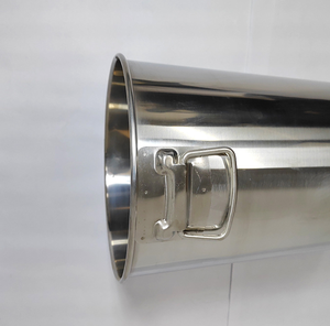 Réservoir en acier inoxydable à une seule couche DFC002 SUS304 pour le stockage des aliments, conteneur pour aliments secs de 175 L avec poignées latérales et couvercle anti-poussière - Product Image 4