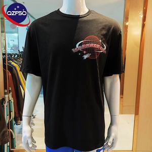 QZFSO Boxy 250 Gsm goutte épaule graphique poids lourd t-shirts recadrée coton T-shirt personnalisé Streetwear surdimensionné pour hommes - Product Image 2