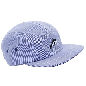 Gestreifte Patchwork-Stickerei 5-Panel Baseballkappe mit flachem Schirm für Herren und Damen – Frühling/Sommer, Streetwear, Retro, Hip-Hop, Koreanisch - Product Image 2