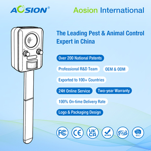 <span class=keywords><strong>Meilleur</strong></span> vendeur, support OEM, <span class=keywords><strong>répulsif</strong></span> animal à ultrasons solaire étanche pour l'extérieur, pour chats, oiseaux, avec piles, état solide - Product Image 4