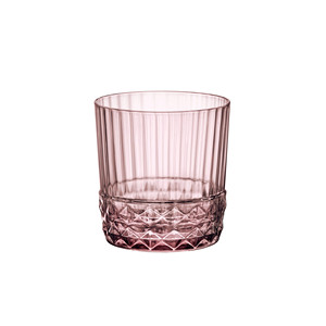 Vaso para agua DOF 38 cl Liliac Pink America' H 9.2 cm Ø 8.8 cm Bormioli Rocco - Product Image 1