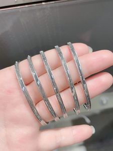 Xinfly Fashion Fine Jewelry Platinum Pure Gold PT950 Fish Scale Shape <b>Bangle</b> Wholesale <b>Bangles</b> <b>Bracelet</b> Custom - Product Image 5