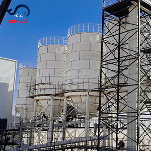 <span class=keywords><strong>Silo</strong></span> à ciment vertical fiable avec soupape de décharge de pression pour terminal de distribution de ciment - Product Image 5