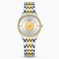 Reloj de Pulsera de Cuarzo para Hombre, Estilo Ejecutivo, con Calendario, Diseño Esqueleto Luminoso, Correa de Acero Inoxidable, 42 mm, con Agujas