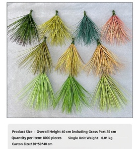 Ventes directes d'usine de tiges d'herbe simples, de roseaux, de matériaux de décoration de mariage, de POTS de fleurs à la maison, de plantes vertes artificielles - Product Image 6