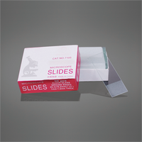 Factory Price Glassware Fine Polished Cut Edges 7101 7102 7105 7107 7109 Microscope Slides Laboratory Use