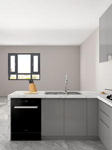 Gabinetes de Cocina Modernos Personalizados de Guangdong, Muebles de Cocina de Madera Contrachapada para Comedor, Isla de Cocina - Product Image 3