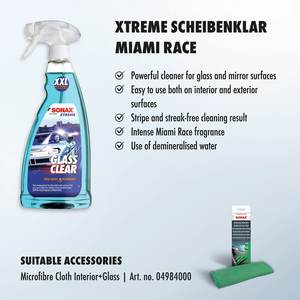 Xtreme Glass Clear Edición Especial Miami Race 1 Litro Para Cuidado Premium del Vidrio Automotriz Sin Rastro - Product Image 2