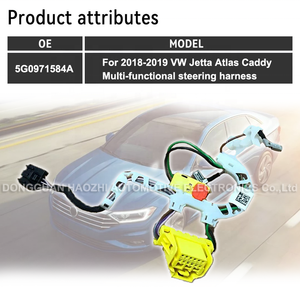 Cablaggio Personalizzato 5G0971584A <span class=keywords><strong>per</strong></span> Volante con <span class=keywords><strong>Molla</strong></span> a Spirale <span class=keywords><strong>per</strong></span> VW Jetta Atlas 2018-2019 5G0-971-584-A Cablaggio <span class=keywords><strong>per</strong></span> Auto - Product Image 2