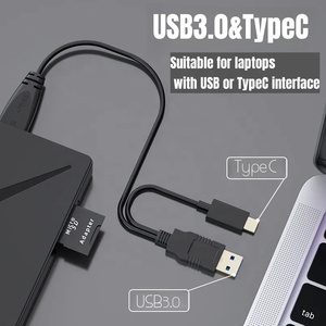 Lecteur externe USB 3.0 pour Blu-ray <span class=keywords><strong>BD</strong></span>-R <span class=keywords><strong>BD</strong></span>-ROM CD/DVD <span class=keywords><strong>RW</strong></span>, graveur et enregistreur de Blu-ray 3D pour ordinateur portable, ordinateur de bureau, lecteur optique - Product Image 5