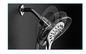 Лидер продаж, многофункциональная душевая головка для ванной, 2 в 1 - Product Image 4