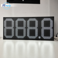 Module d'affichage LED extérieur pour prix de carburant de station-service, panneau de mise à niveau des prix, boîtier en aluminium étanche