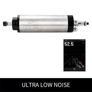 Motor de Husillo CNC Zhong Hua Jiang ER11 de 65 mm, 4 Rodamientos, 1.5KW, 110V/220V, Refrigerado por Agua, Silencioso, para Máquina de Grabado CNC - Product Image 2