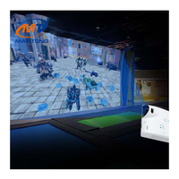 Système de jeu de détection de mouvement à projection interactive Kinect Mech Warrior Interaction Jeux de sport somatosensoriels