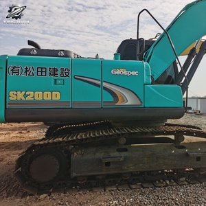 Excavadora Hidráulica Usada Kobelco SK200, Excavadora de Cadenas de 20 Toneladas, Equipo de Construcción Pesada, Máquina para Movimiento de Tierras - Product Image 6