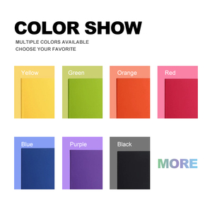 Biểu tượng tùy chỉnh hàng tuần hàng tháng kế hoạch máy tính xách tay A5 Kích thước 100 sheets xoắn ốc ràng buộc đầy màu sắc PU da bìa cứng đàn hồi đóng cửa - Product Image 4