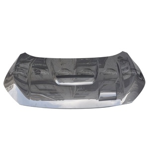 Capot moteur en fibre de carbone style JS pour Honda Civic Si Type R Coupé et Berline 10e génération 2016+ avec nouvelles vis - Product Image 1