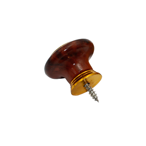 Plastic Round <b>Handles</b> Drawer Cabinet <b>Door</b> Knobs Self Tapping <b>Screw</b> No Drilling H-023 - Product Image 2