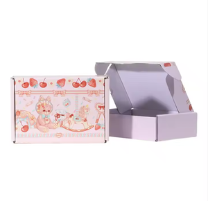 Thanh lịch thanh lịch Bìa hộp Cookie cho đám cưới sinh nhật Glossy Matt Cán dập nổi dập tùy chọn thực phẩm nến - Product Image 1