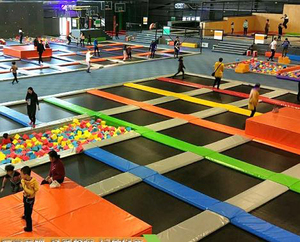 Phong Cách Mới Chuyên Nghiệp 20ft Trampoline 6 Ft Hình Chữ Nhật Nhảy Trampoline Ninja CHIẾN BINH Trở Ngại Để Bán - Product Image 5