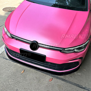 For Volkswagen Golf 8 MK8 GTI R Line 2020-2023 Car Front Bumper Lip Spoiler Diffuser Splitters Body Kit Aprons Cover Guard Trim - Product Image 6