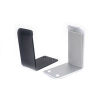 Support de casque portable en alliage d'aluminium estampé de style personnalisé à angle droit