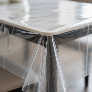 Nappe transparente étanche à l'humidité en rouleau de film souple en PVC super clair d'épaisseur personnalisée - Product Image 1