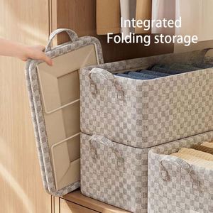 Home Foldable Fabric Storage Cubes Organizer Clothes Shelf Basket Cube Organizer With Dual Handles - Product Image 2
