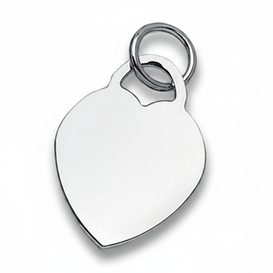 Ciondolo a Cuore Placcato 21x28 mm per Localizzatore GPS Animali Domestici - Product Image 2
