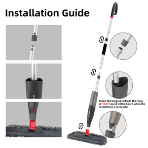 Daris Khô Và Ướt Dual-Sử Dụng Sàn Tay Miễn Phí Nước Thấm Phẳng Lau Bụi Lau Phun Lau Cho Sàn Làm Sạch - Product Image 2